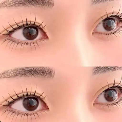 80度上向き立ち上げデザイン💓パリジェンヌラッシュリフト上下💜