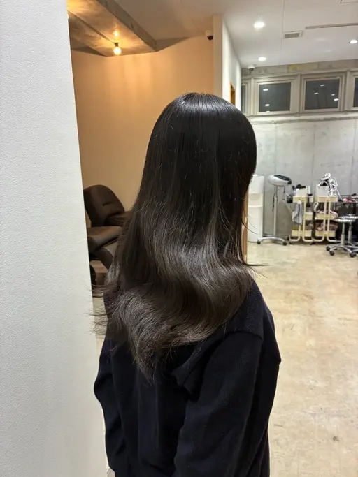 透明感カラー+3stepトリートメント🎀