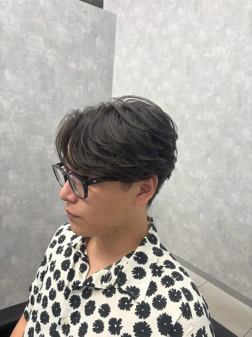 【メンズ限定】カット＋ニュアンスorフェザーパーマ＋前処理Tr