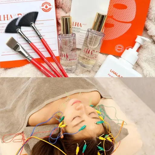 💫人気No.１【肌が変わる体験】水光肌✨ララピール＋電気美容鍼＋コラーゲンパック✨ヘッドスパ/首肩マッサージ付