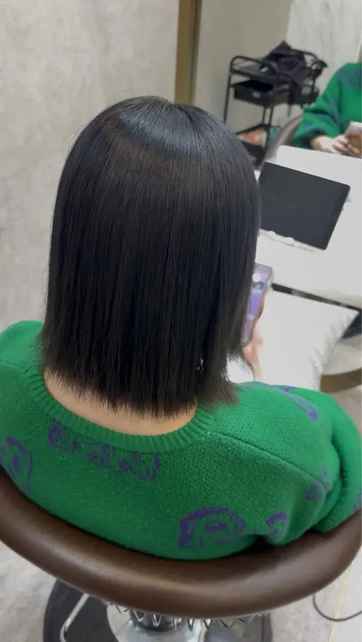 《🍒U30限定🍒》ボブカットモデル✂️➕高保湿トリートメント🫧🫧 ※3cm以上カットさせていただける方※
