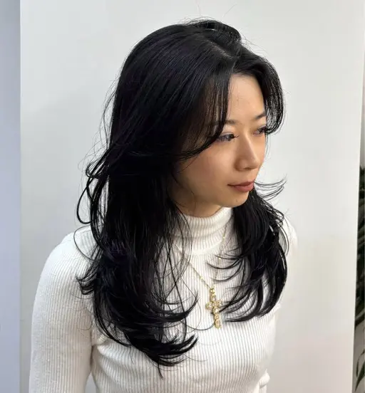 【垢抜けレイヤーカット】動く軽やかなスタイル🌼韓国レイヤー、海外レイヤー、ハッシュレイヤー🤎