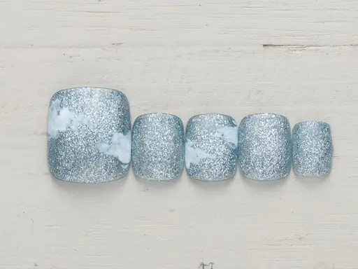 【HINAネイル初めて来店のお客様】フットオフなし　プチトレンドコース　お直し不可