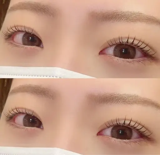 【4月16.17日３名限定】メイクいらずの目元完成♪まつ毛パーマ上+眉毛WAXスタイリング