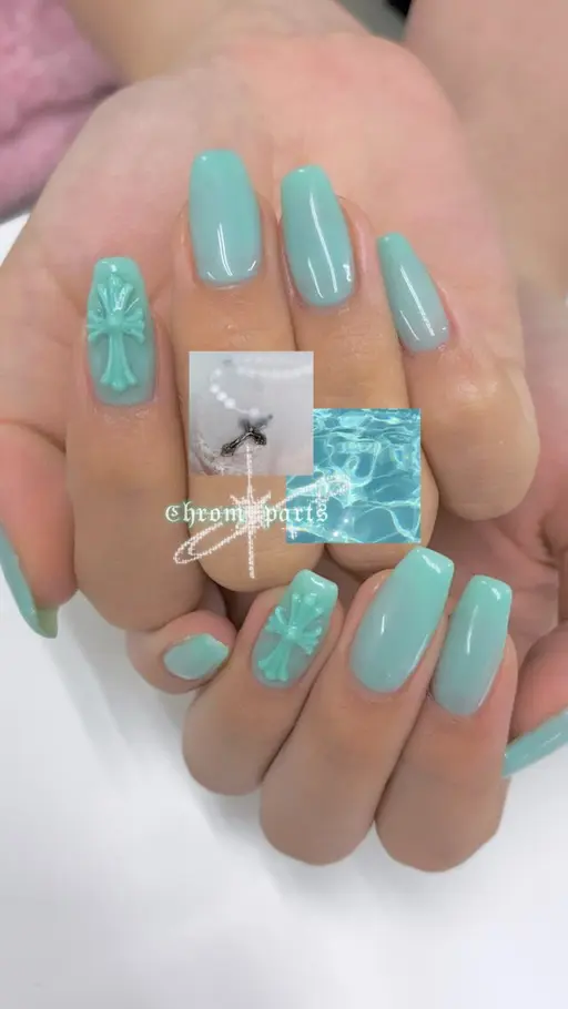 期間限定🌟ワンカラー+クロムパーツ🎀初回ソフトジェルオフ無料