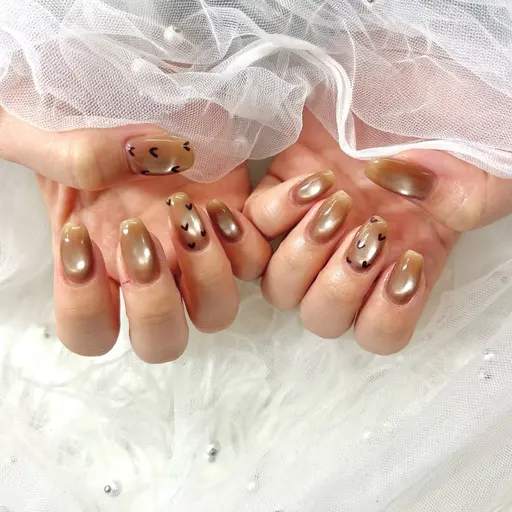 チップ長さ出し10本＋2本デザイン