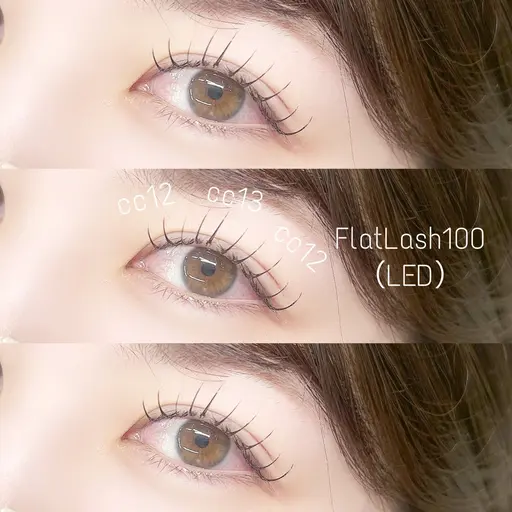 💛4月限定価格💛LEDフラットラッシュ✨100本¥6770