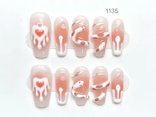 ⏰【時短施術】⏰魅力倍増✨現品プレミアムネイルチッププラン💅🌸上品な指先に変身!