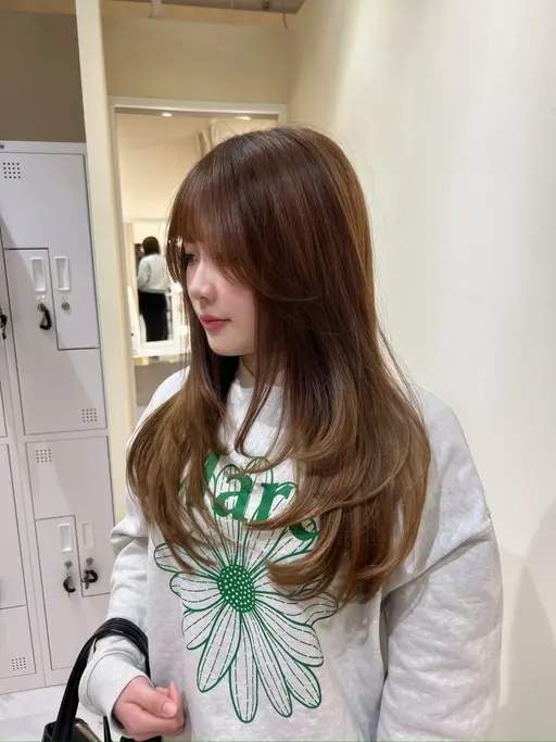 韓国ヘア🤍カット+カラー+M treatment