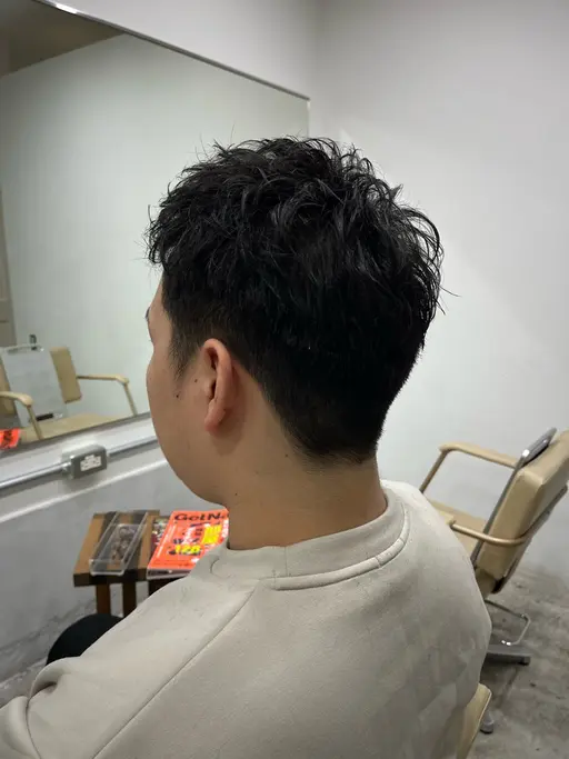 メンズ刈り上げショートカット