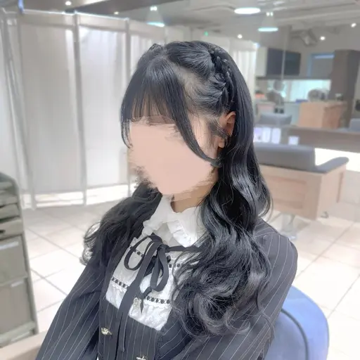 ʚ 🎀量産型ヘアアレンジ🎀 ɞ【巻き下ろし、ハーフツイン等など】指名料込