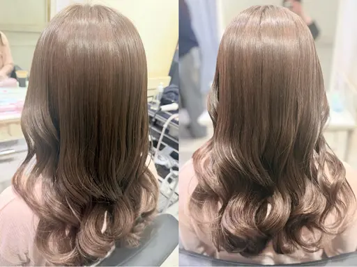 ✨当日限定✨ダメージレスカラー嬉しい3stepトリートメント付き
