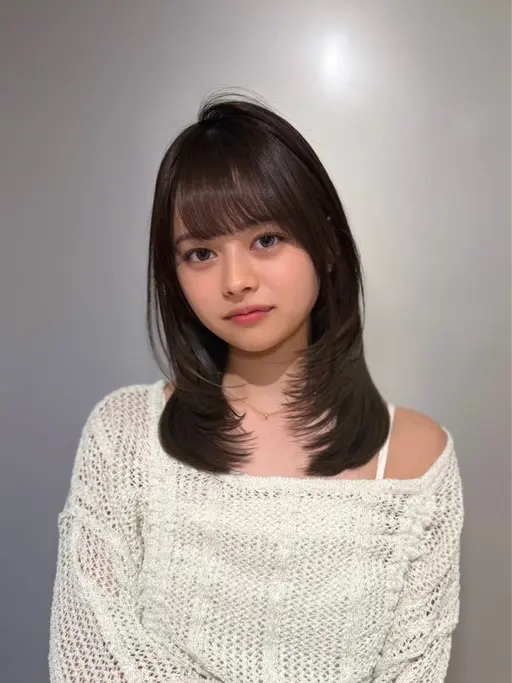 4、5月限定🌟カット＋カラー＋3stepAujua超音波トリートメント【韓国レイヤー／艶髪／透明感カラー】