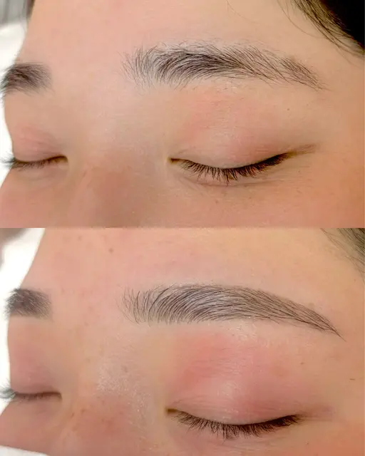 ハリウッドブロウリフト　アイブロウwax 毛流れを綺麗にしまゆの癖を改善できるメニュー