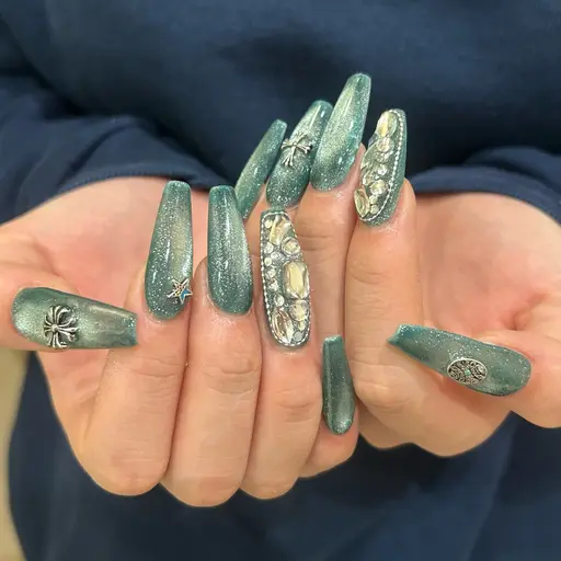 12日まで限定‼️‼️オフなし長さ出し10本➕ワンカラーのみ‎𓊆 フラッシュ&マグネット変更可 𓊇