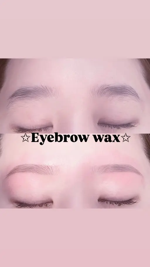 🎀【人気No.3】アイブロウWAX+間引き🎀メイク込み🪞🪄︎︎(指名料込)