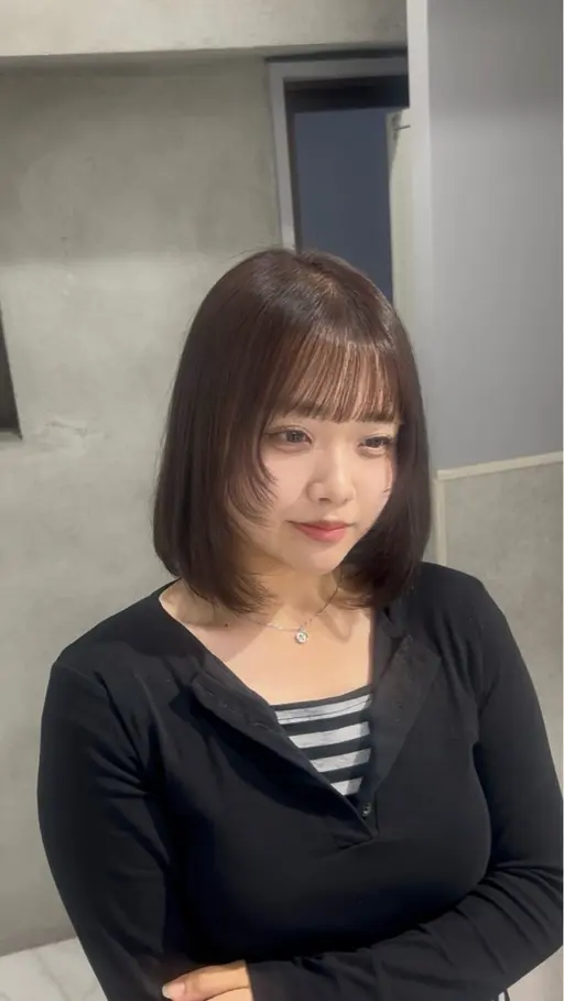 【期間限定クーポン】🇰🇷✨透明感ワンカラー➕前髪カット✨🇰🇷