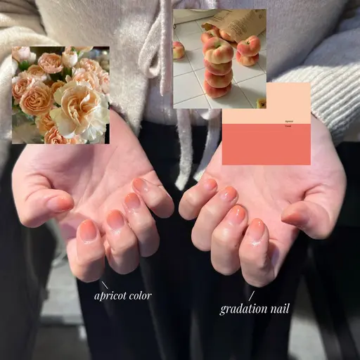 【hand】ワンカラー・グラデーション （オフあり） 🍒​〜​パーツ追加ok！