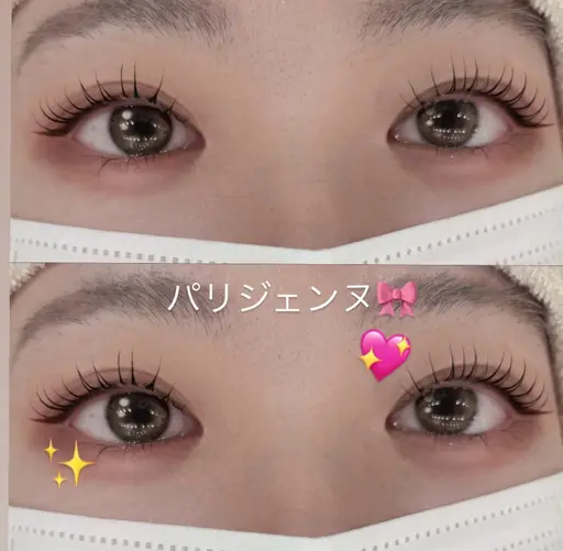 パリジェンヌ【まつ毛パーマ✨️】ブラックコーティング仕上げ付き🎀♡