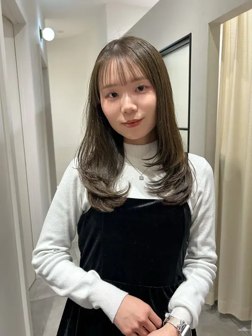 透明感カラー🤍 お客様のパーソナルカラーと雰囲気に合わせるのが得意です♡