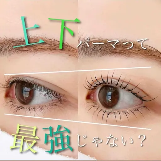 🌸まつげパーマ(上下)美容液付き