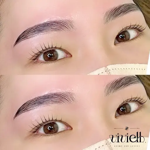 お得すぎる✨【まつ毛&眉毛】上まつ毛パーマ&眉(ハリウッドブロウ)✨セットメニュー🫧練習モデル