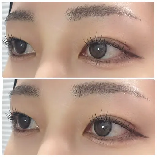 【眉毛＆まつ毛】アイブロウWAX＋束感まつ毛パーマ上／時短で垢抜け◎【4/24限定】