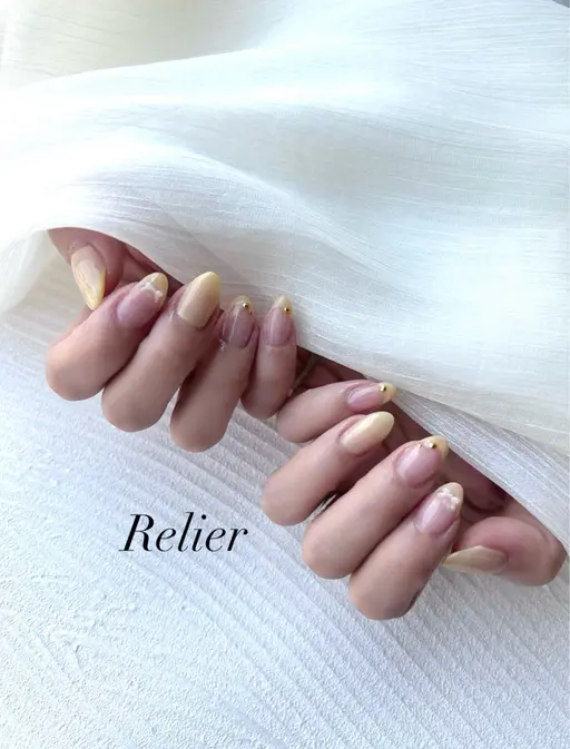 オフ込み グラデーション/フレンチ