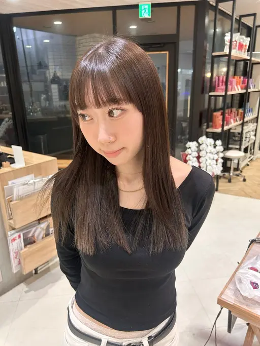 🌸透明感カラー×毛量調整カット🌸