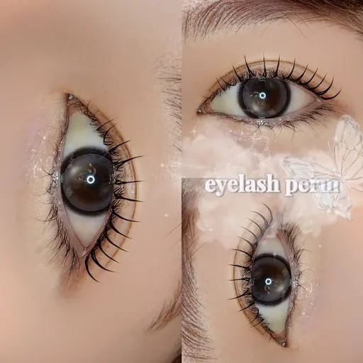 【4/15(水)限定価格💫】👀🤍 まつげパーマ (上)ケラチントリートメント付き