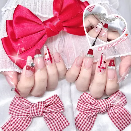 4/15限定クーポン🩵ガーリーワンホン韓国120分持ち込みデザイン🤍ྀི🩵