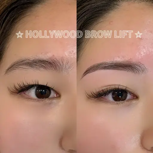 【1日1組限定】まつ毛パーマ➕ハリウッドブロウリフトモデル(自己処理してない方のみ)女性限定💗