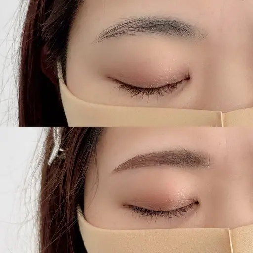 眉毛スタイリング