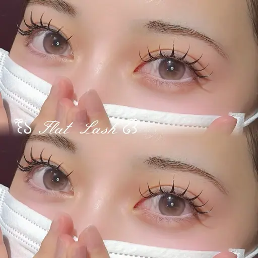 🌟マツエクフラットラッシュ140本🌟新規限定コーティング込み（オフ＋¥770）