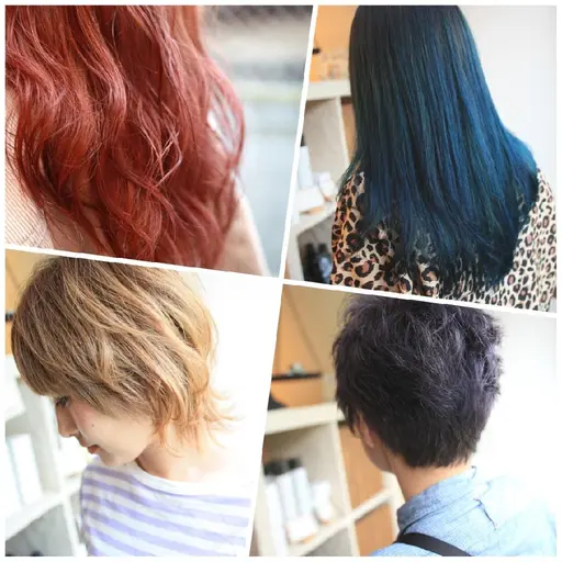 ブリーチONカラー+ウルフレイヤー  