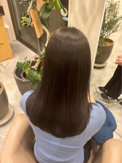 🌿ワンカラー＋カシミヤTR🌿ツヤ感・色持ち・手触りUP✨ ダメージを抑えながら、可愛く綺麗なカラーに仕上げます🫧