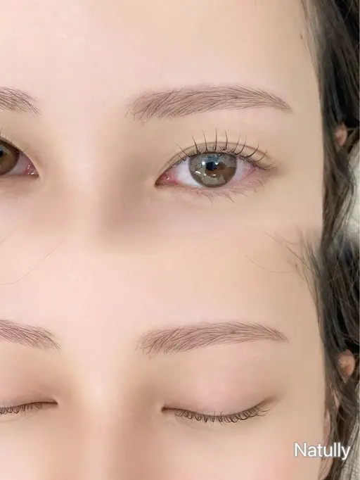 🩰まつ毛パーマ×アイブロウスタイリング(WAX＋間引き＋メイク)🩰セットでお得に🉐