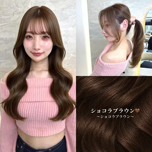 ［🉐GW特別価格🉐］🌸似合わせカット🌸➕高発色カラー🩷➕高保湿内部補修トリートメント🫧