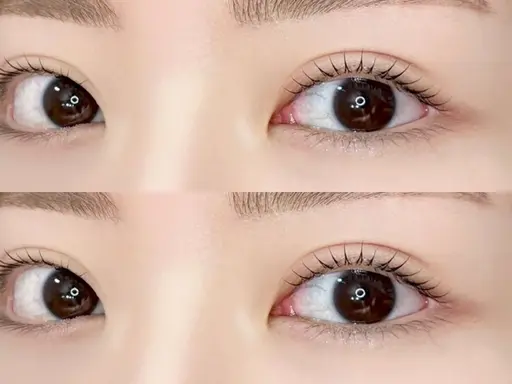 根元から立ち上げてビューラーいらずのぱっちりな目に( ơᴗơ )♡  まつ毛パーマ立ち上げカール