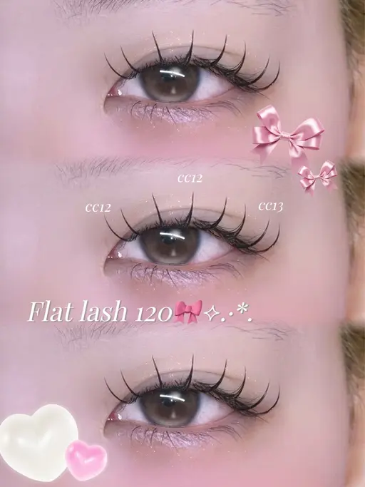 【✨️5/21 17:00〜モデル様募集✨️】フラットラッシュ120本🎀⟡.·(オフ込み)⚠️LEDエクステオフ不可❌