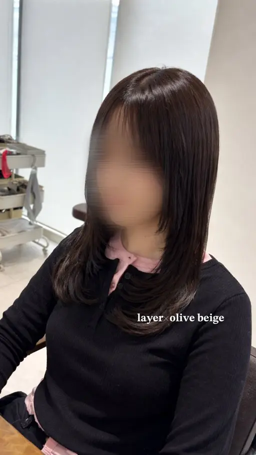 🍒🎀毛先カット・顔周りレイヤー＋5stepトリートメント🍒🎀