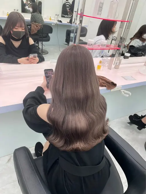 【人気No.1✨】ケアブリーチ使用ダブルカラー+髪質改善