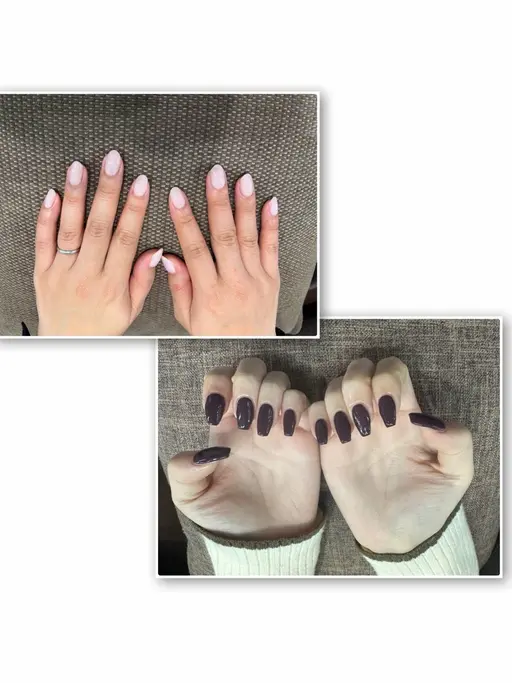 ハンドオフなし　ワンカラーorラメグラ