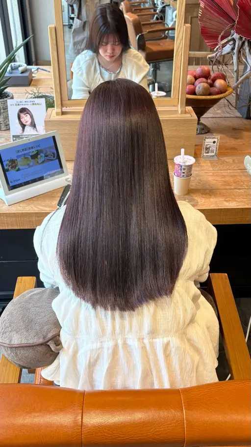 縮毛矯正×カット×3stepトリートメント🫧