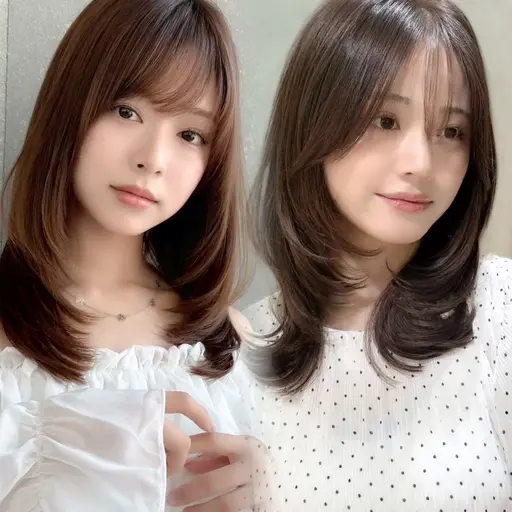 【平日限定】❤️‍🔥カット➕カラー➕ケアトリートメント🫧浸透スチーム付き🫧口コミ📝→超音波アイロン