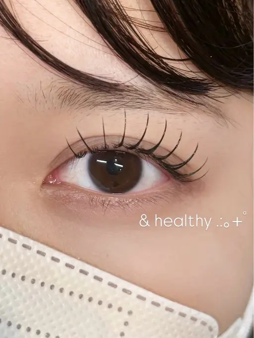 【4/30 1名様限定】[アンドヘルシー]  LEDエクステ×まつげパーマ 80本~120本　オフ込み