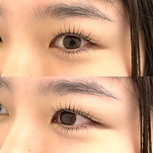 【セットクーポン🤎】まつ毛パーマ上下セット(トリートメント、コーティング付き)
