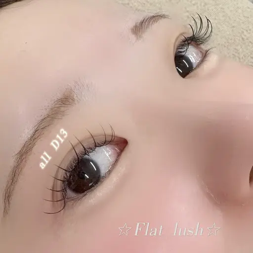 🎀【フラットラッシュ60~80本】🎀              オフあり🙆🏼‍♀️ ［八王子/マツエク］