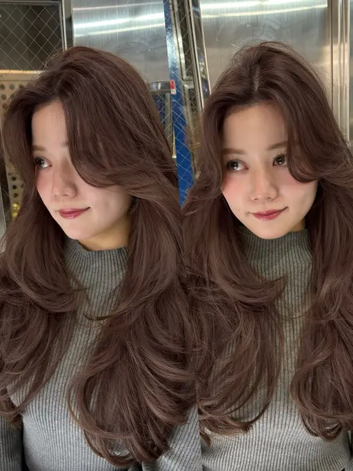 ✨初カラー様オススメ✨ 4/15日3名限定クーポン✨🉐韓国風カット×透明感/艶髪ブリーチなしwカラー🉐