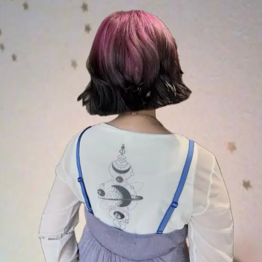 【⋆꙳ミニモ学割🎵】黒髪卒業式Color🍈🎀ིྀクリーミィハイトーン️🫧️🫧